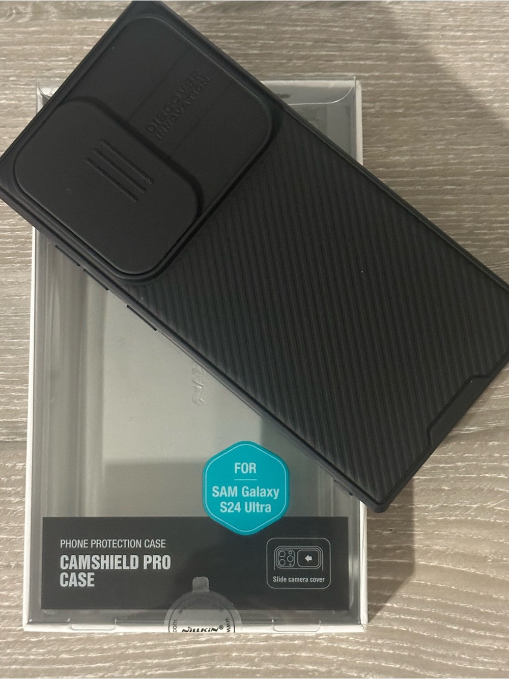Camshield Pro Camera Privacy Case for SAM Galaxy S24 Ultra - Black